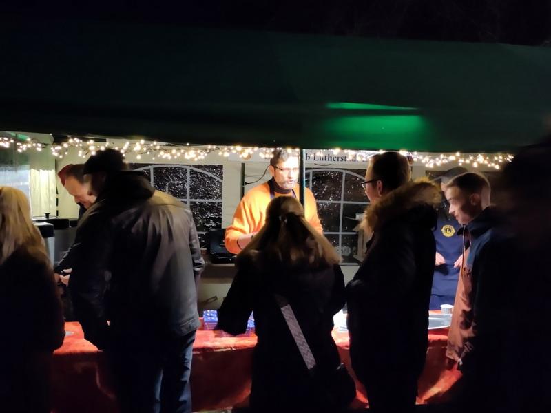 Am Stand des LC Lutherstadt Eisleben